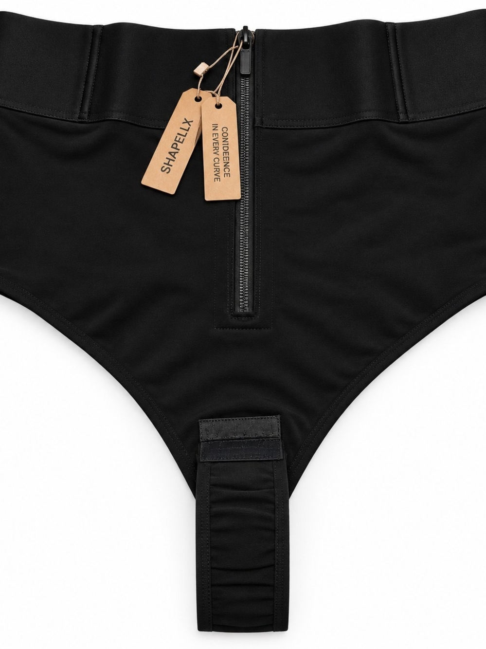 SHAPELLX High Waist Sculpting Thong Shapewear Black 6XL NWT